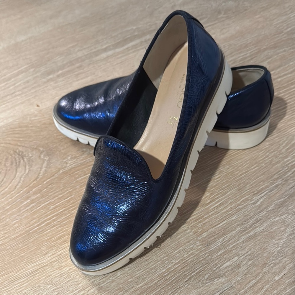 Made In Italy Blue Women's Loafers